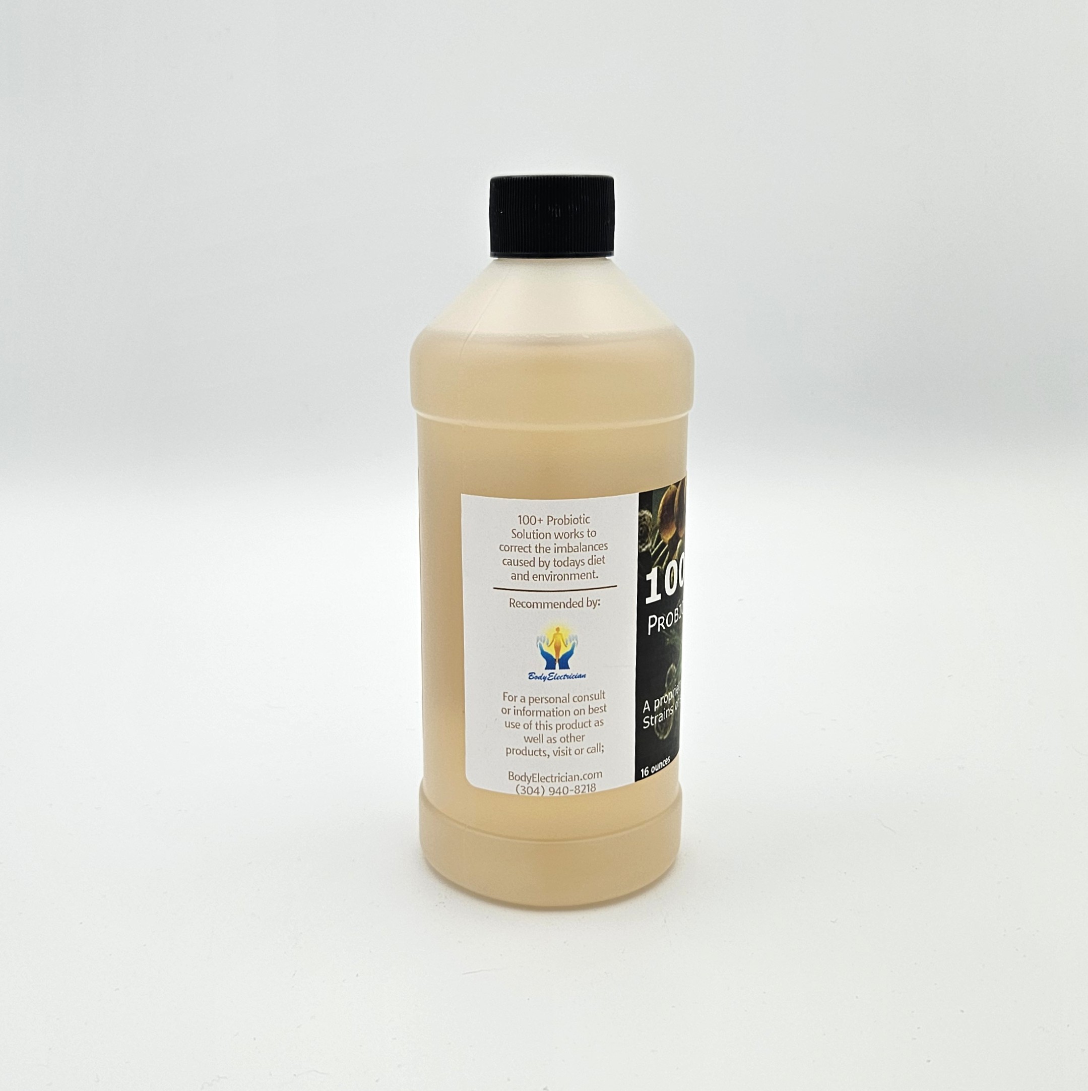 100+, probiotic liquid, probiotic prebiotic liquid, Body Electrician